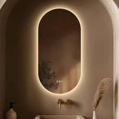 Origins Living Claris Capsule LED Illuminated Mirror with Demister Pad