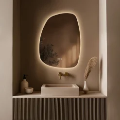 Origins Living Claris Organic LED Illuminated Mirror with Demister Pad