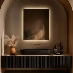 Origins Living Claris Rectangular LED Illuminated Mirror with Demister Pad & Colour Change Lights