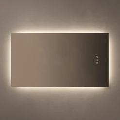 Origins Living Claris Rectangular LED Illuminated Mirror with Demister Pad & Colour Change Lights