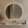 Origins Living Claris Round Cut LED Illuminated Mirror with Demister Pad & Colour Change Lights - 1000mm