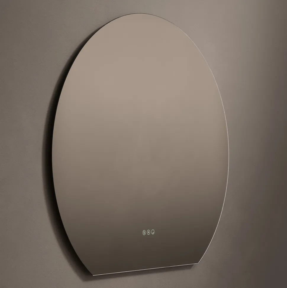 Origins Living Claris Round Cut LED Illuminated Mirror with Demister Pad & Colour Change Lights - 1000mm