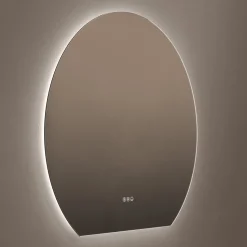 Origins Living Claris Round Cut LED Illuminated Mirror with Demister Pad & Colour Change Lights - 1000mm