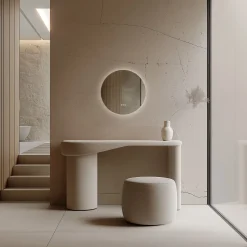 Origins Living Claris Round LED Illuminated Mirror with Demister Pad & Colour Change Lights