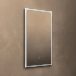 Origins Living Cleo Rectangular LED Illuminated Mirror with Demister Pad - 600 x 800mm