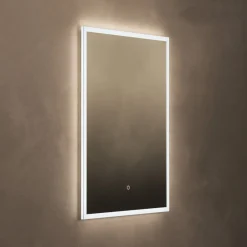 Origins Living Cleo Rectangular LED Illuminated Mirror with Demister Pad - 600 x 800mm