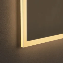 Origins Living Cleo Rectangular LED Illuminated Mirror with Demister Pad - 600 x 800mm