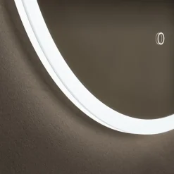 Origins Living Cleo Round LED Illuminated Mirror with Demister Pad - 600mm