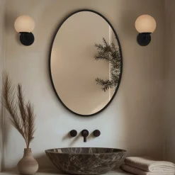 Origins Living Delphine Oval Mirror - 550 x 800mm
