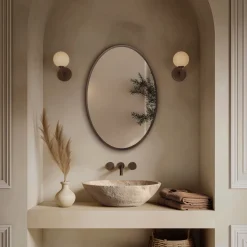 Origins Living Delphine Oval Mirror - 550 x 800mm