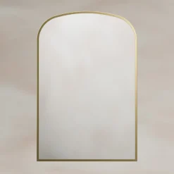 Origins Living Delphine Overmantle Arched Mirror - 600 x 900mm