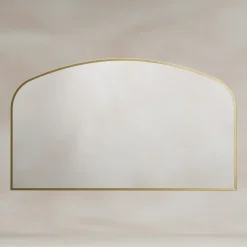 Origins Living Delphine Overmantle Arched Mirror - 1200 x 700mm