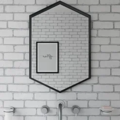 Origins Living Docklands Hexagonal Mirror