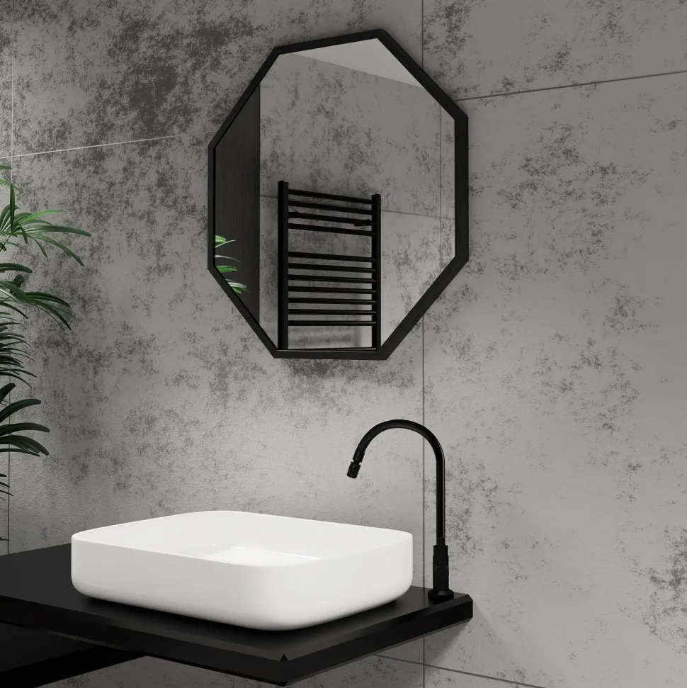 Origins Living Docklands Octagon Mirror 600 x 600mm