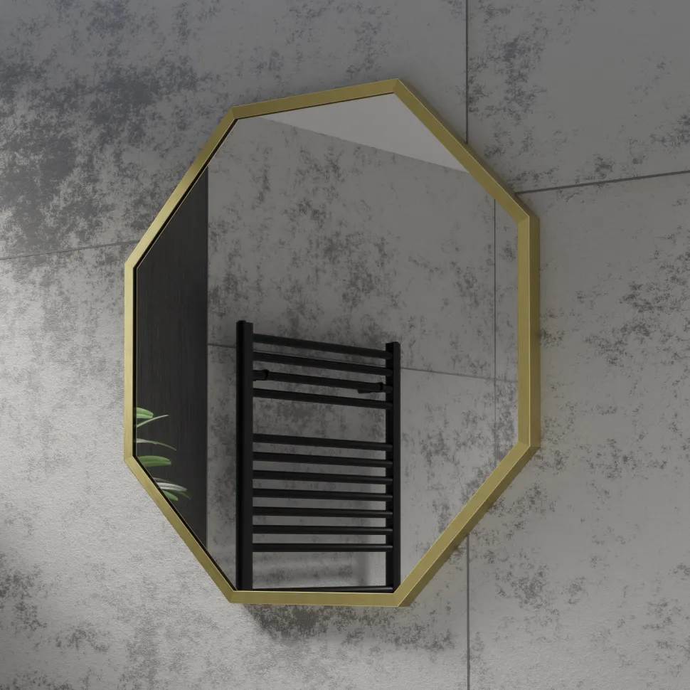 Origins Living Docklands Octagon Mirror 600 x 600mm