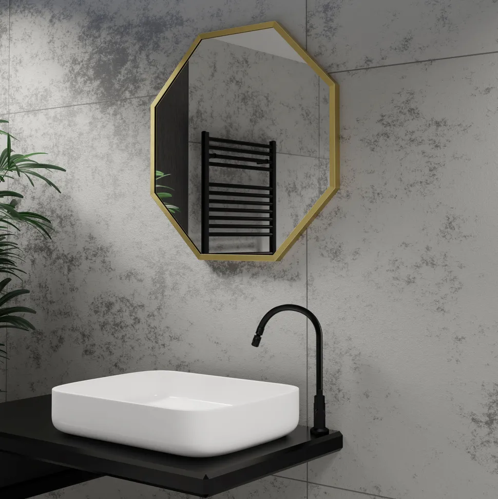 Origins Living Docklands Octagon Mirror 600 x 600mm