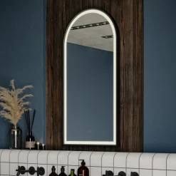 Origins Living Lomax Light Arched LED Illuminated Mirror with Demister Pad