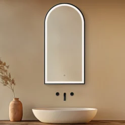 Origins Living Lomax Light Arched LED Illuminated Mirror with Demister Pad