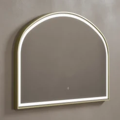 Origins Living Lomax Light Overmantle Arch LED Illuminated Mirror with Demister Pad - 1200 × 750mm