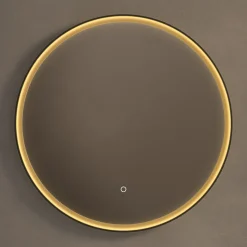 Origins Living Luxor Gold & Black Illuminated LED Mirror with Demister Pad - 800mm