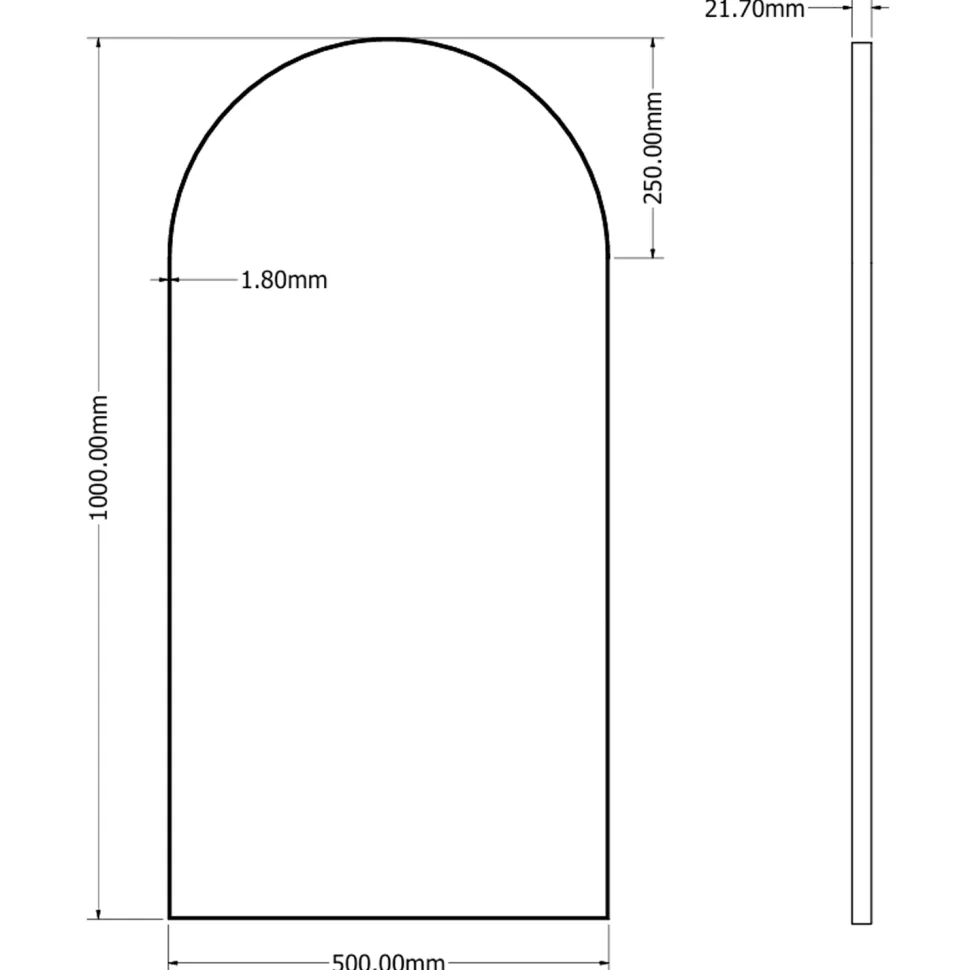 Origins Living Oslo Arch Mirror