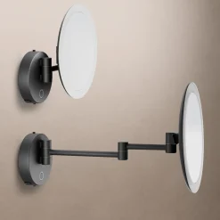 Origins Living Sloane Round LED Illuminated Magnifying Mirror - 215mm