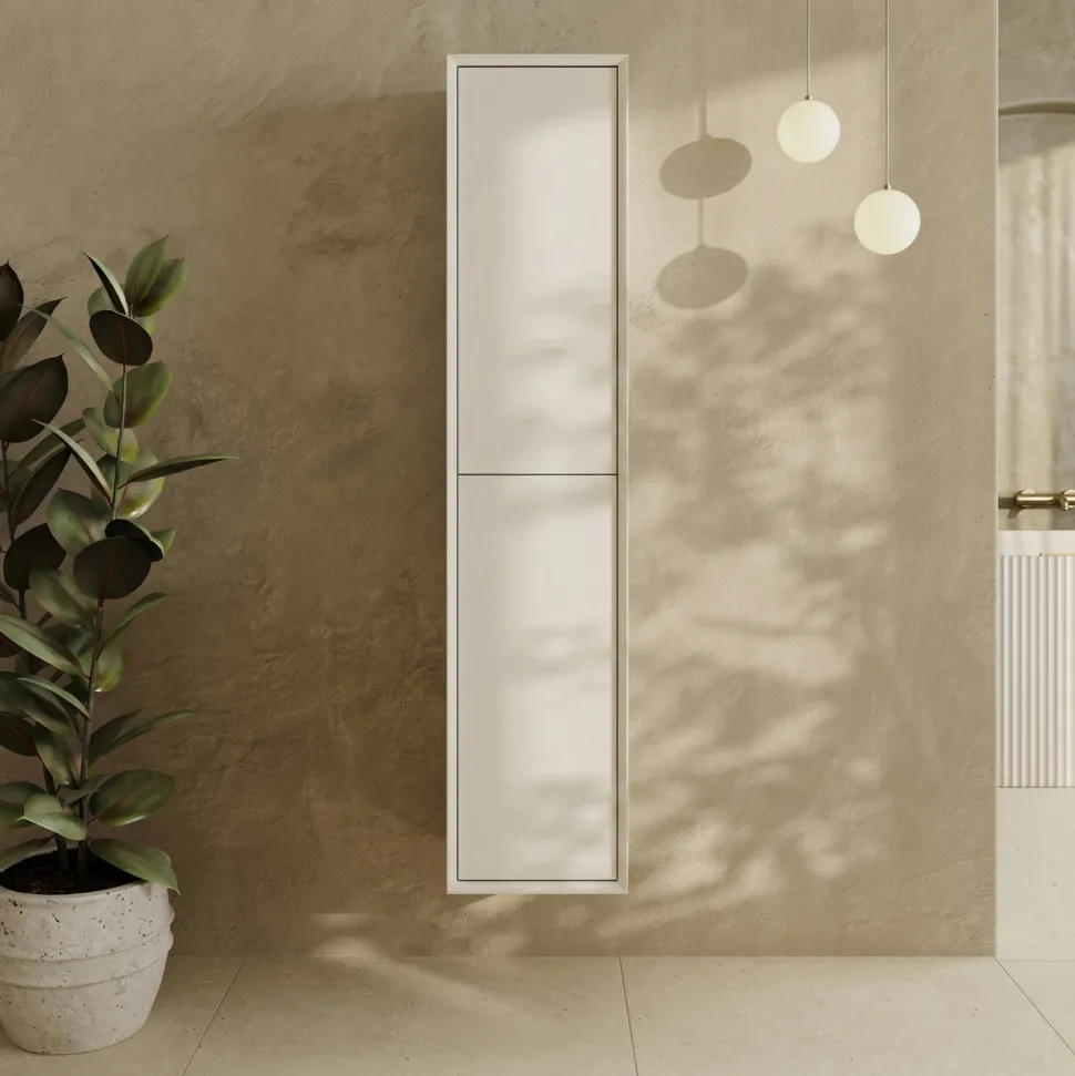 Oslo 1600mm Tall Wall Mounted Storage Unit