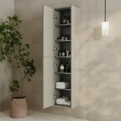 Oslo 1600mm Tall Wall Mounted Storage Unit