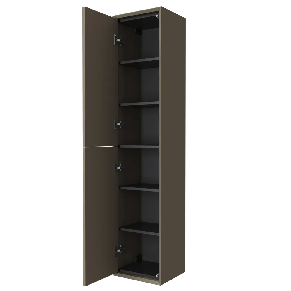 Oslo 1600mm Tall Wall Mounted Storage Unit