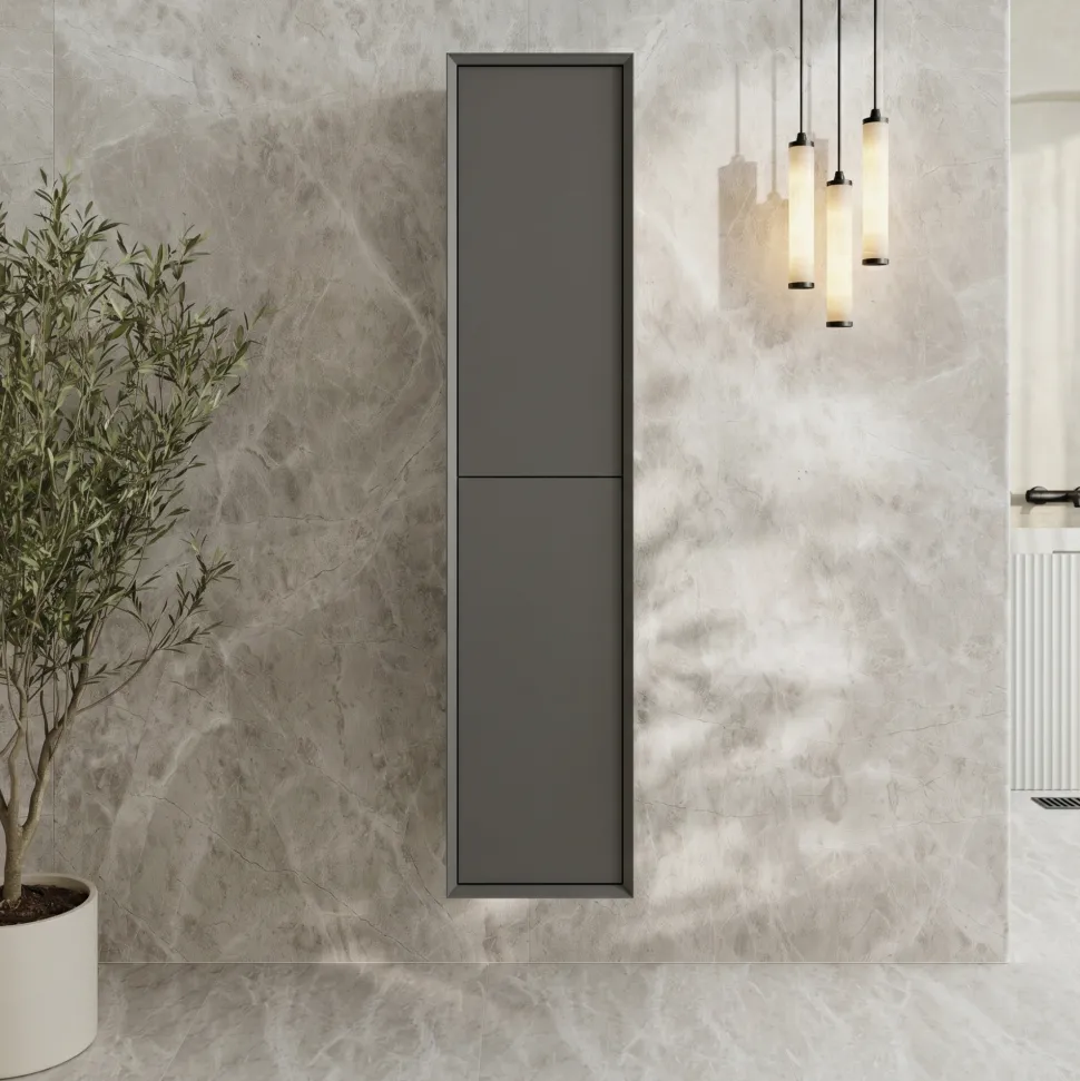 Oslo 1600mm Tall Wall Mounted Storage Unit