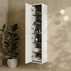 Oslo 1600mm Tall Wall Mounted Storage Unit