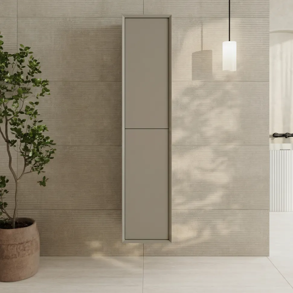 Oslo 1600mm Tall Wall Mounted Storage Unit