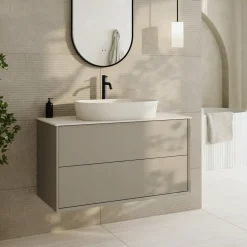 Oslo 1000mm Wall Mounted Vanity Unit & Sintered Stone Countertop