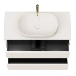Oslo 1000mm Wall Mounted Vanity Unit & Sintered Stone Countertop