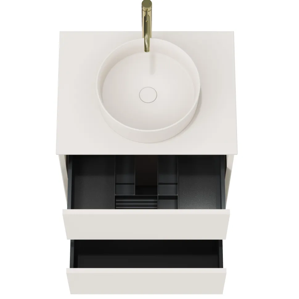 Oslo 600mm Wall Mounted Vanity Unit & Sintered Stone Countertop