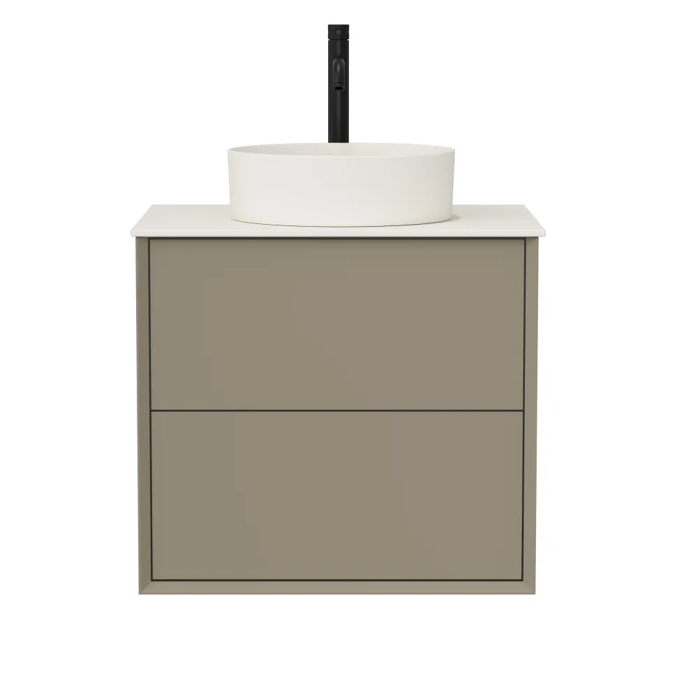 Oslo 600mm Wall Mounted Vanity Unit & Sintered Stone Countertop