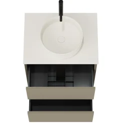 Oslo 600mm Wall Mounted Vanity Unit & Sintered Stone Countertop