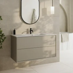 Oslo 1000mm Wall Mounted Vanity Unit & Matt White Basin