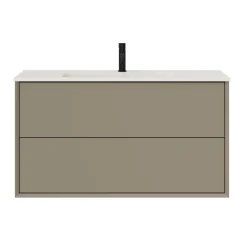 Oslo 1000mm Wall Mounted Vanity Unit & Matt White Basin