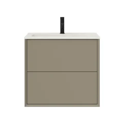 Oslo 600mm Wall Mounted Vanity Unit & Matt White Basin