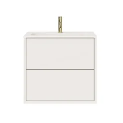 Oslo 600mm Wall Mounted Vanity Unit & Matt White Basin