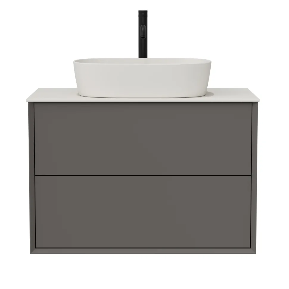 Oslo 800mm Wall Mounted Vanity Unit & Sintered Stone Countertop