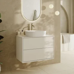Oslo 800mm Wall Mounted Vanity Unit & Sintered Stone Countertop