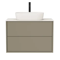 Oslo 800mm Wall Mounted Vanity Unit & Sintered Stone Countertop