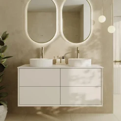 Oslo 1200mm Wall Mounted Vanity Unit & Sintered Stone Countertop