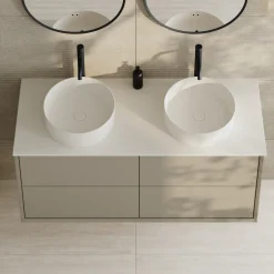 Oslo 1200mm Wall Mounted Vanity Unit & Sintered Stone Countertop