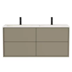 Oslo 1200mm Wall Mounted Vanity Unit & Matt White Basin