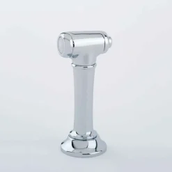 Perrin & Rowe Langbourn Twin Lever Swivel 'C' Spout Sink Mixer with Rinse