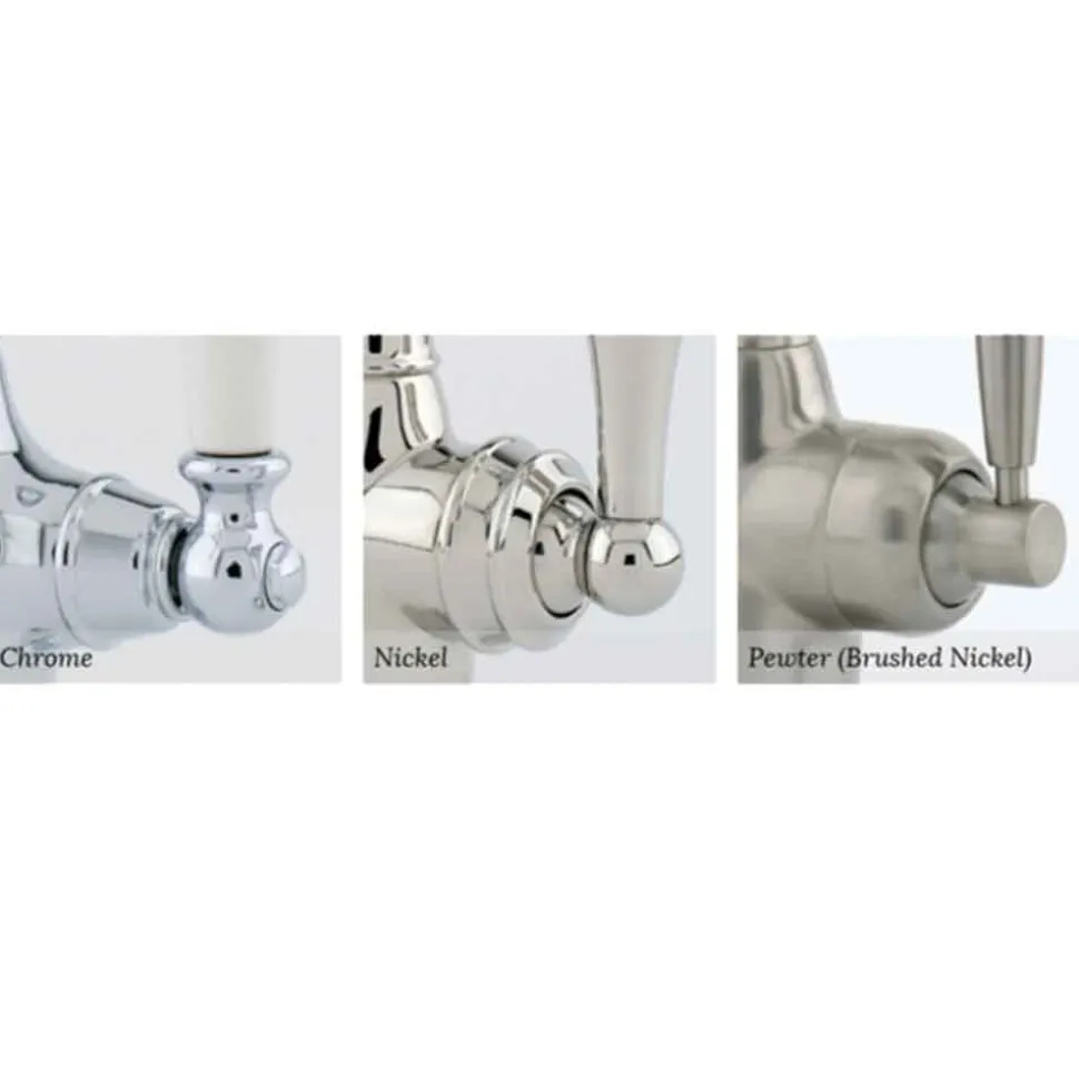 Perrin & Rowe Phoenician Twin Crosshead Monobloc Mixer with Swivel Spout