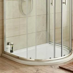 Primrose D Shaped Shower Tray - 1050 x 950mm